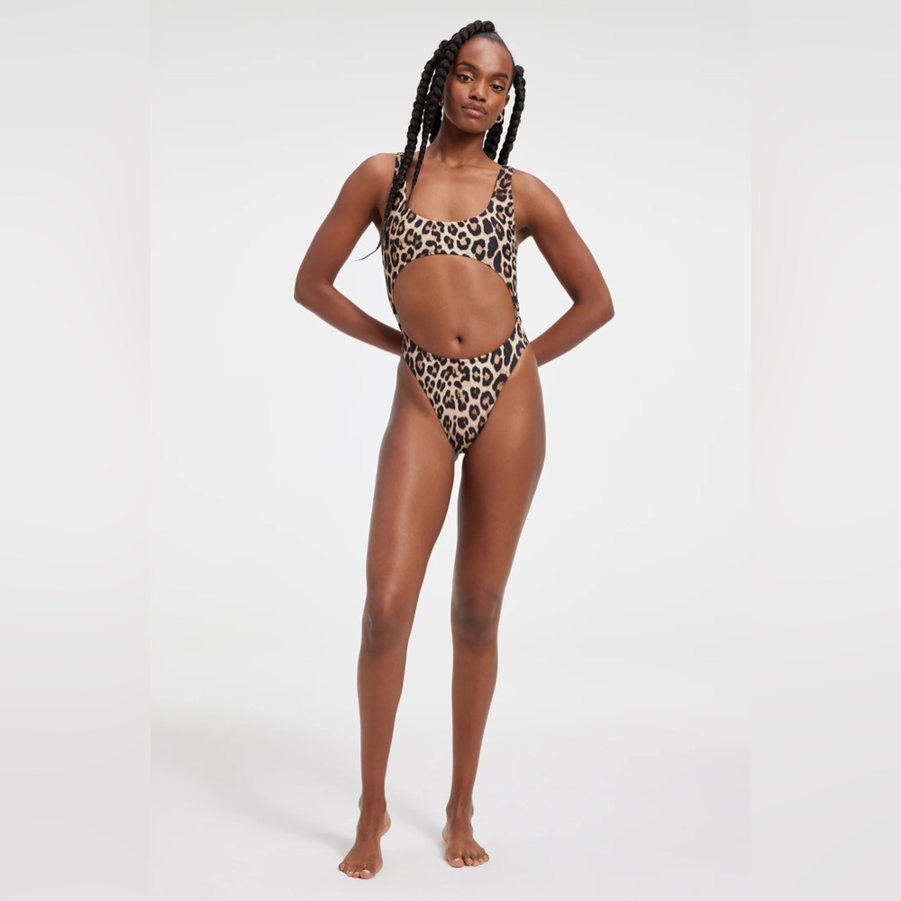 Good American Leopard Monokini